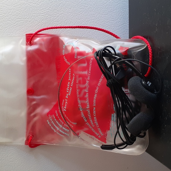 Virgin Atlantic Headphones Vintage Airflight Headphones Virgin